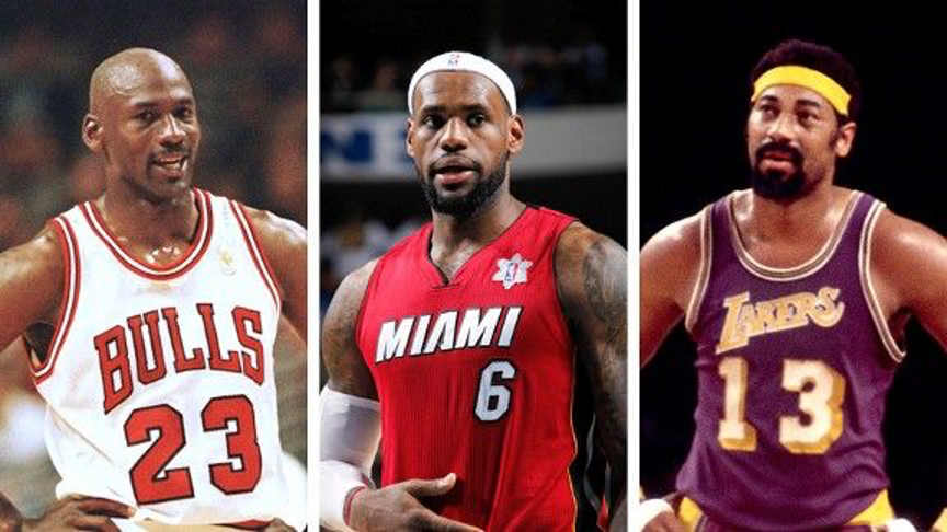 NBA -- LeBron James against the all-time greats